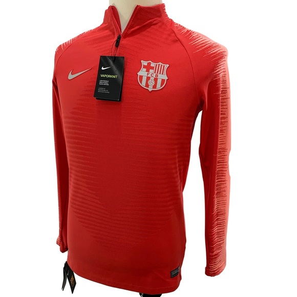 Nike Other - Nike Vaporknit FC Barcelona ZipDrill Soccer Jersey